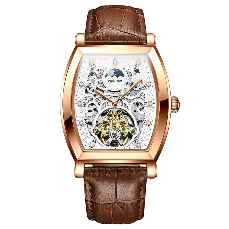 Hollow Automatic Mechanical Belt Watch