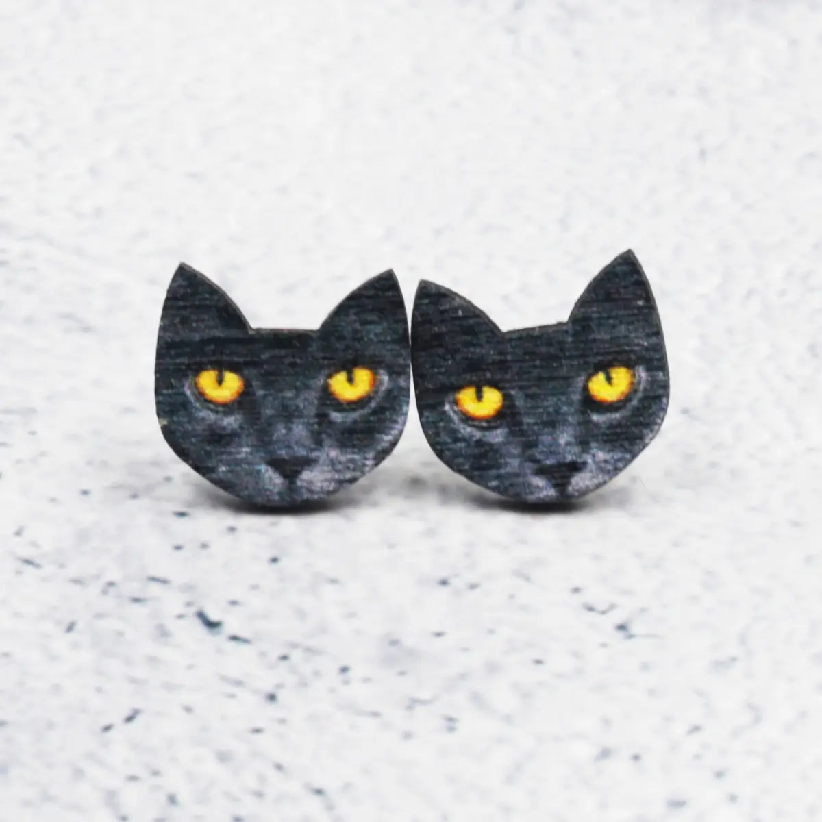 Horror Halloween Bat Stud Earrings