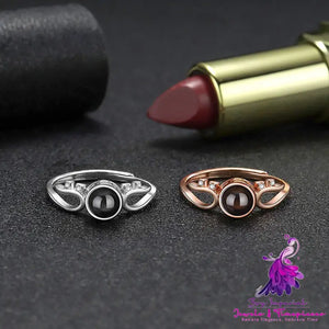 100 Languages Projection Ring - ZSY Imperial Jewels & Timepieces