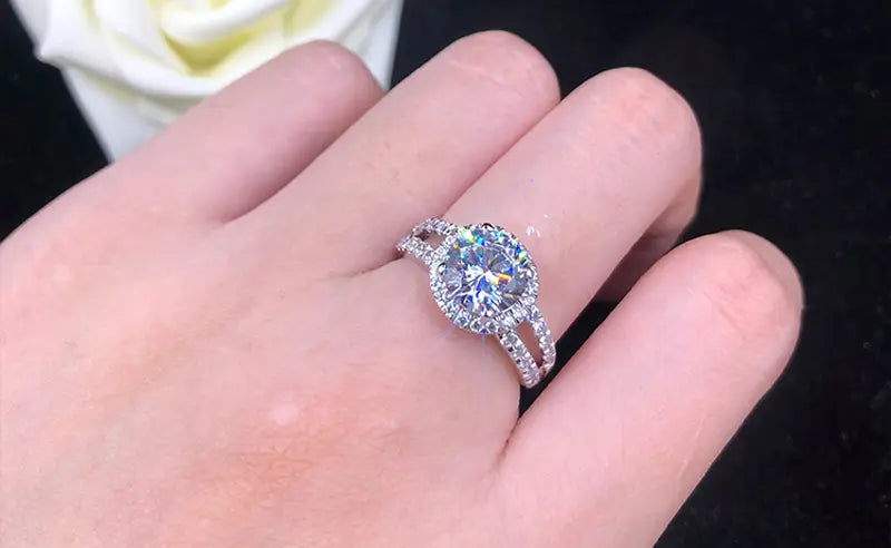Stylish White Gold Plated Ring