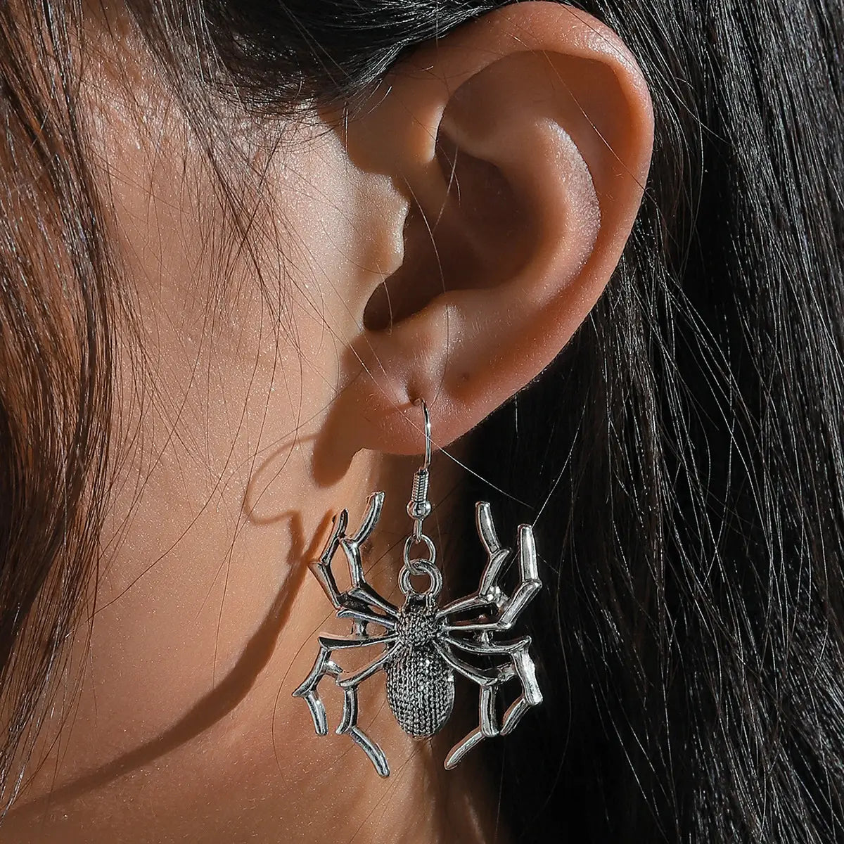 Retro Insect Alloy Spider Earrings