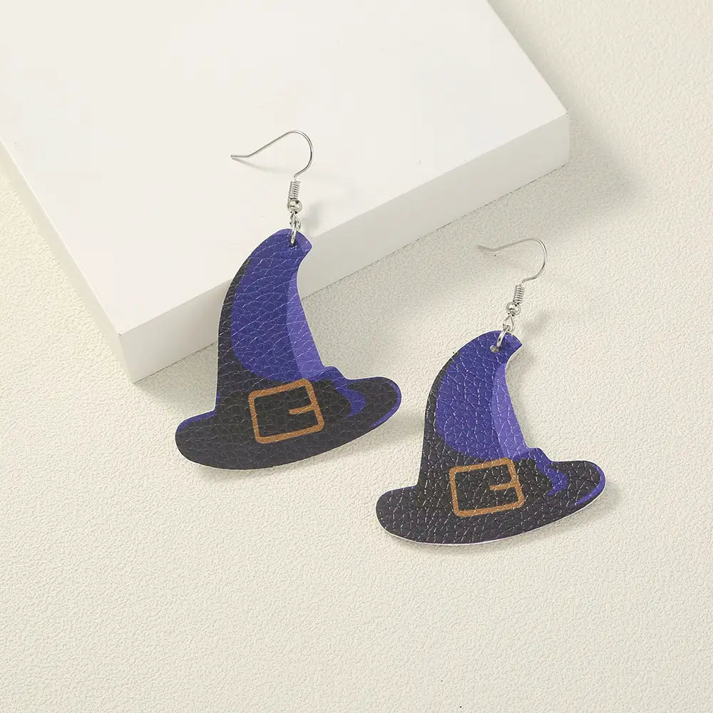 Simple Geometric Halloween Earrings