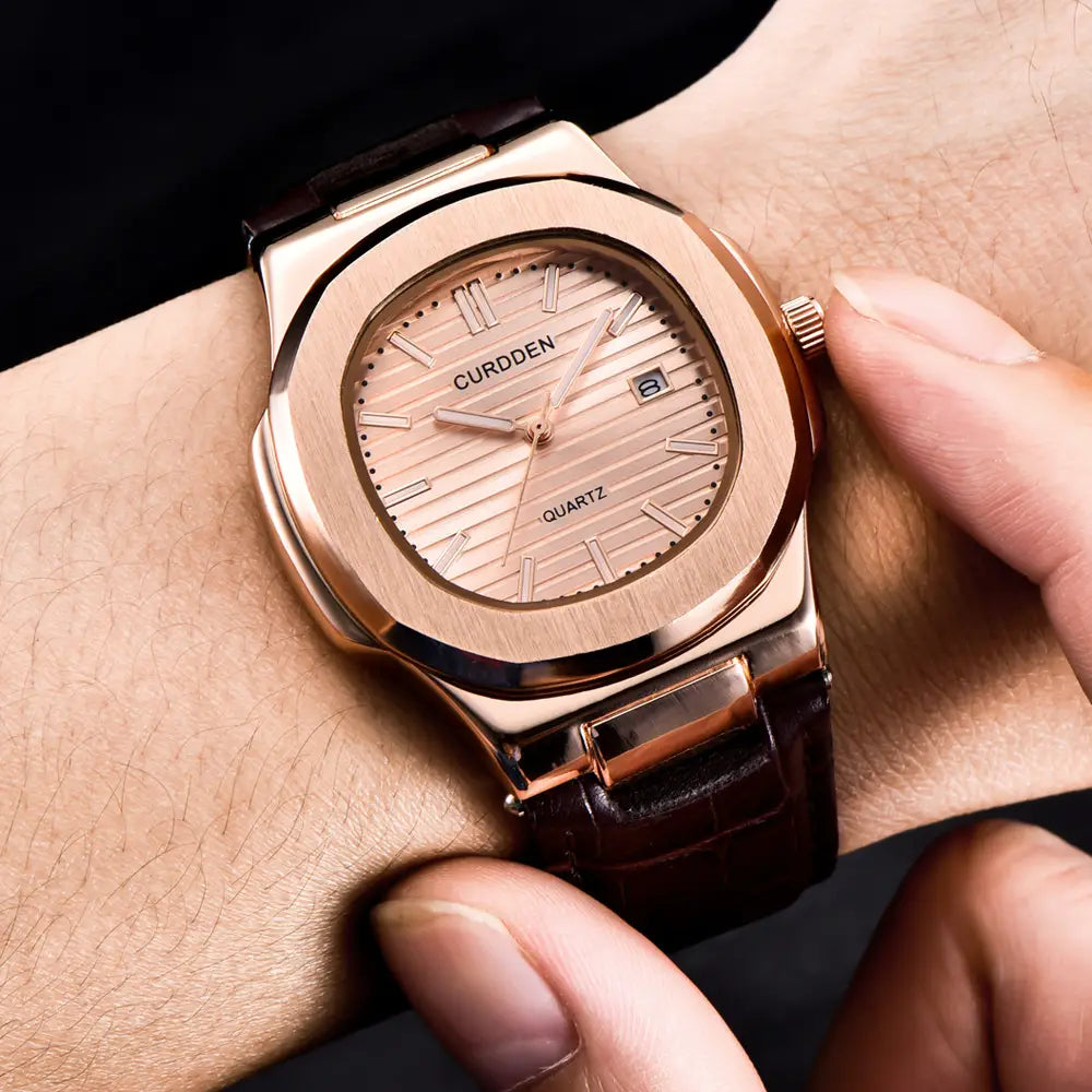 Belt Calendar Men’s Quartz Watch