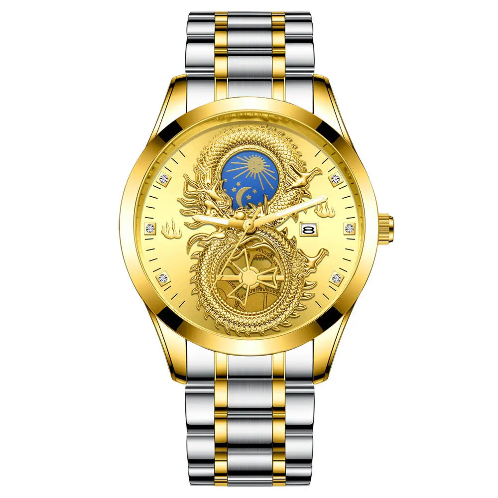 Non-Mechanical Waterproof Couple Watch