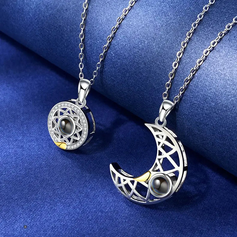 Sun Moon Couple Necklaces