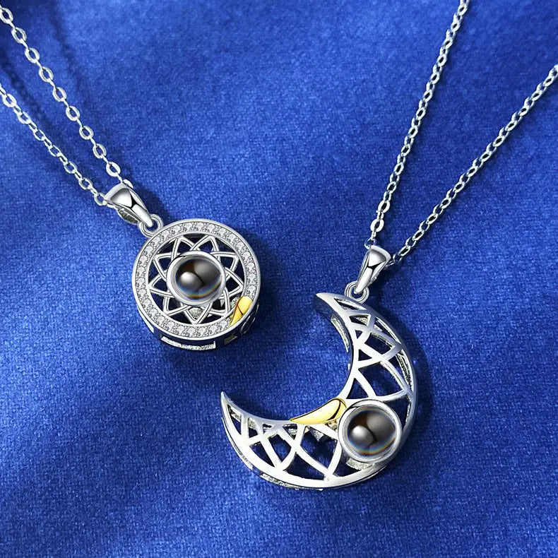 Sun Moon Couple Necklaces