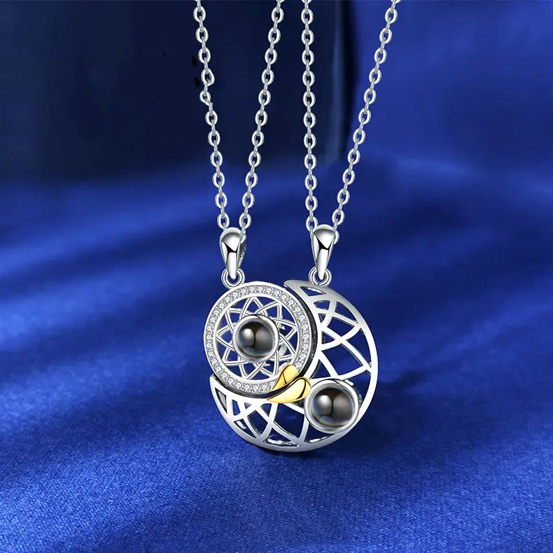 Sun Moon Couple Necklaces