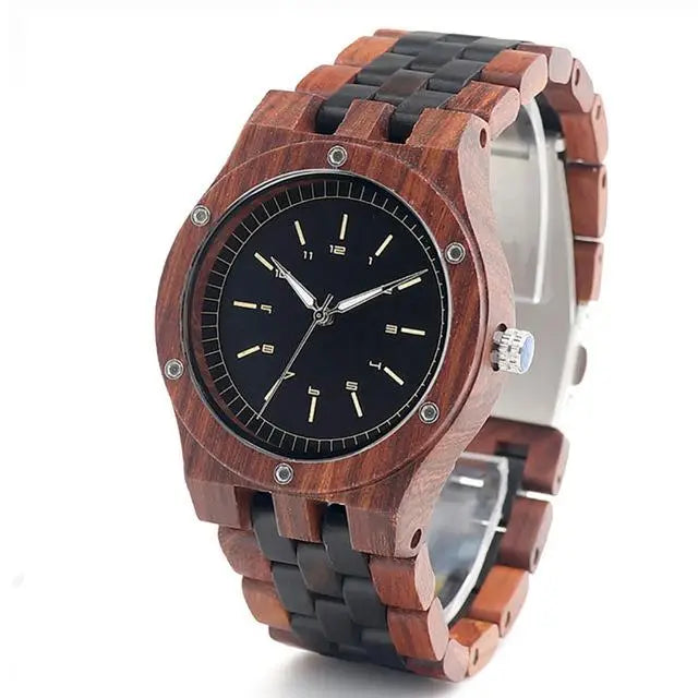 Casual Wooden Men’s Watch