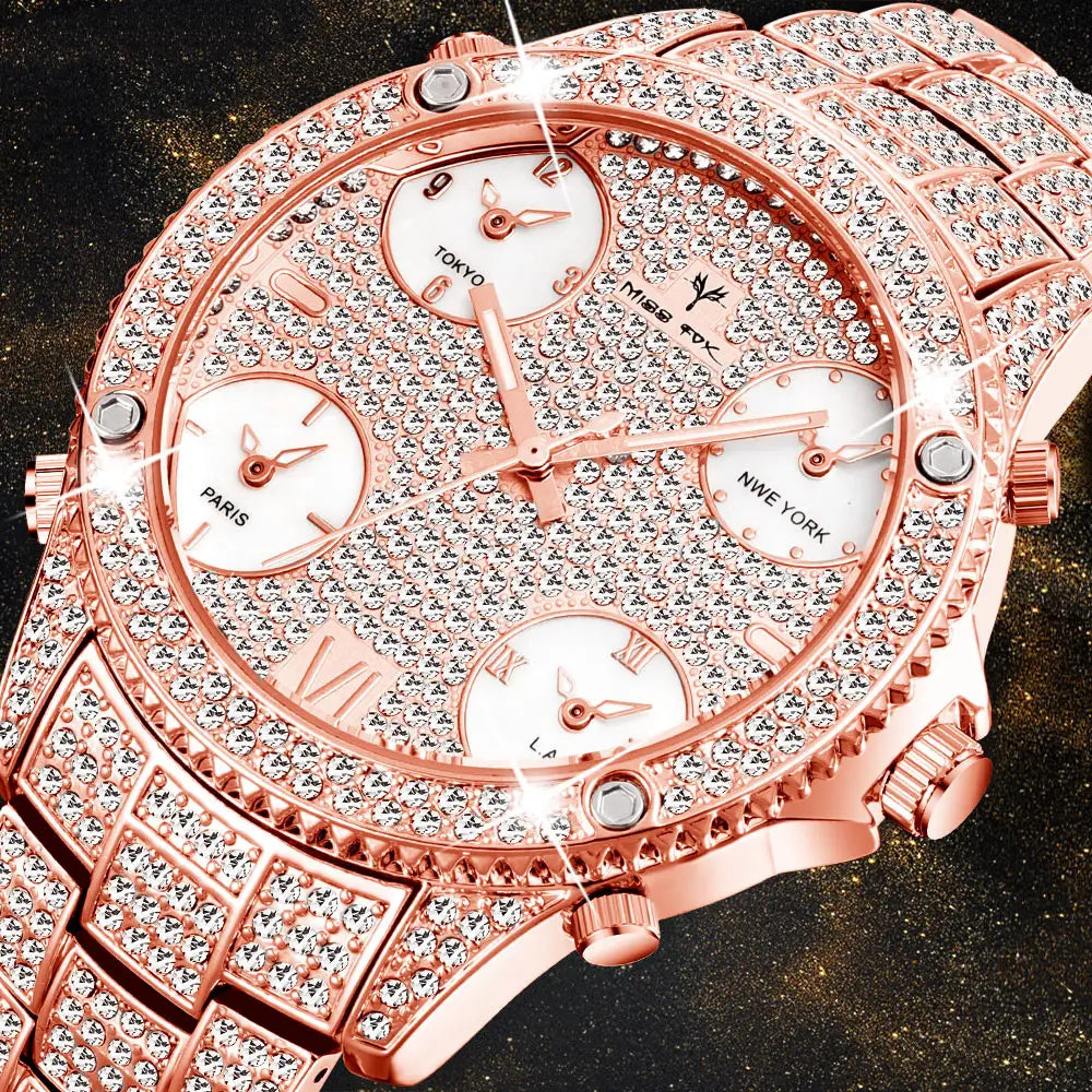 Luminous Steel Band Tyrant Gold Watch
