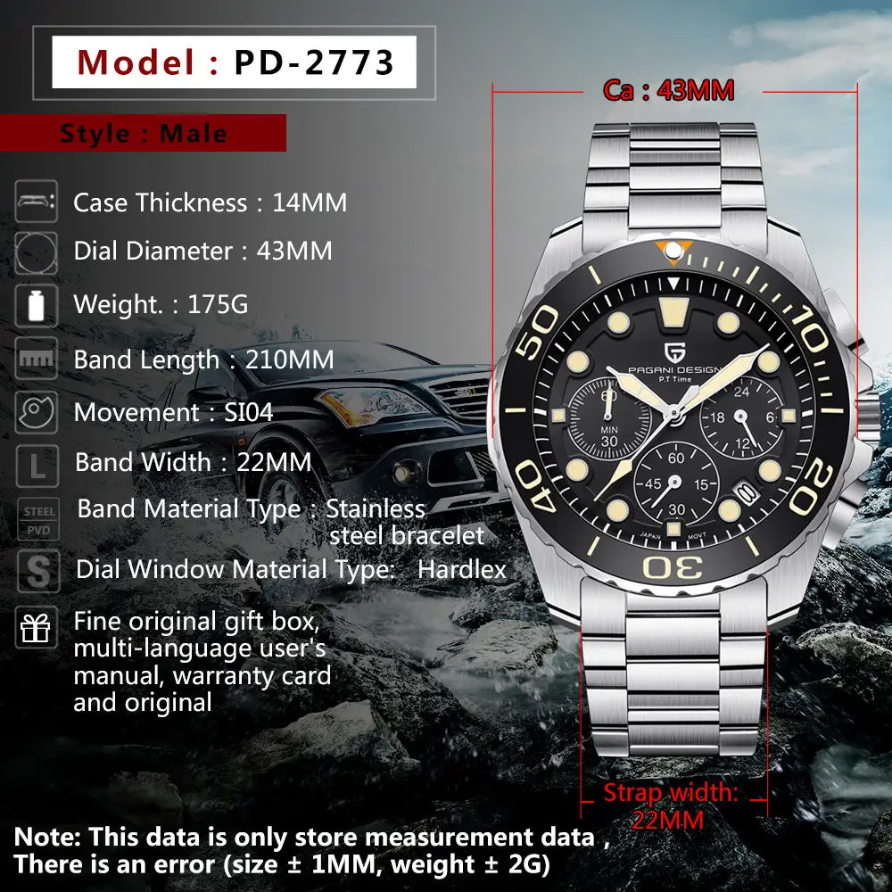 Quartz Steel Band Watch