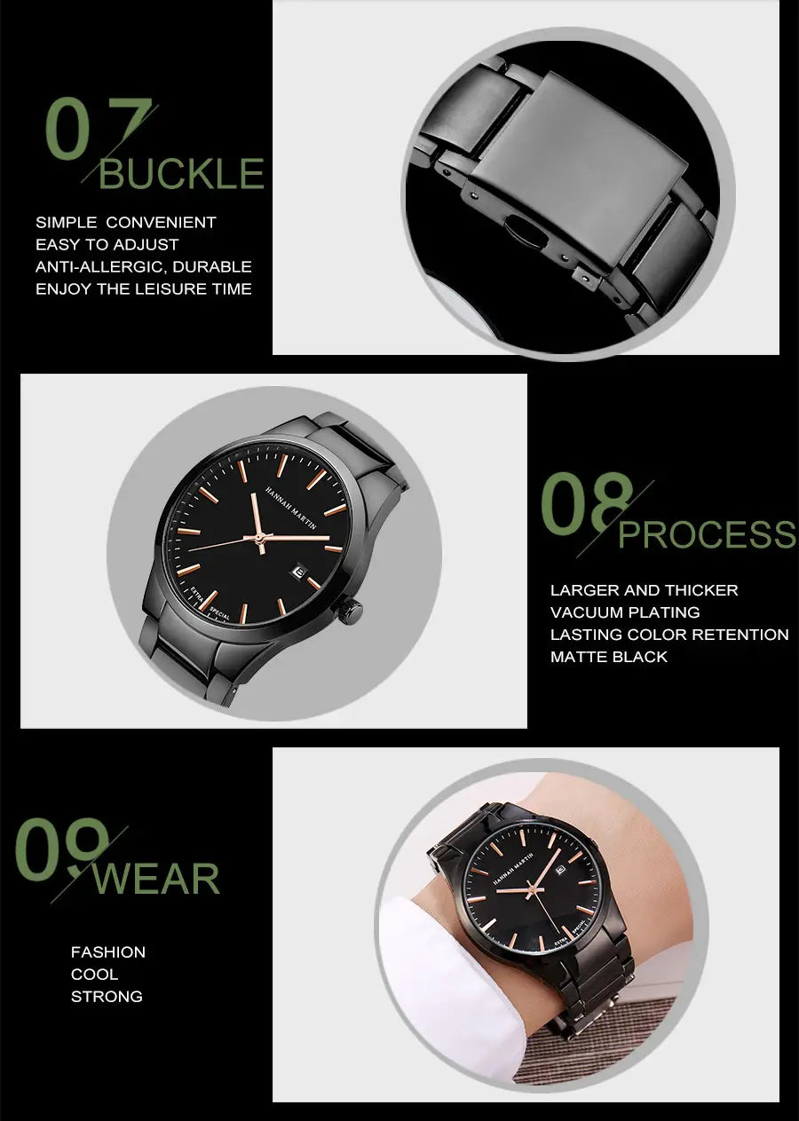 Fashion Trend Men’s Steel Belt Watch