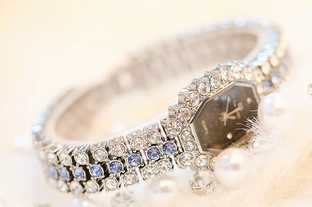 Luxury Full Diamond Steel Watch