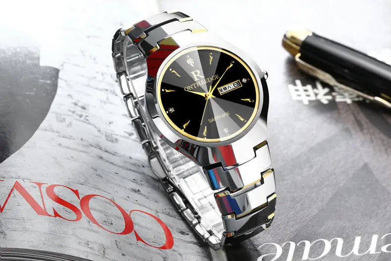 Men’s Tungsten Steel Quartz Watch