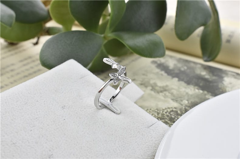 Sterling Silver Flower Ring