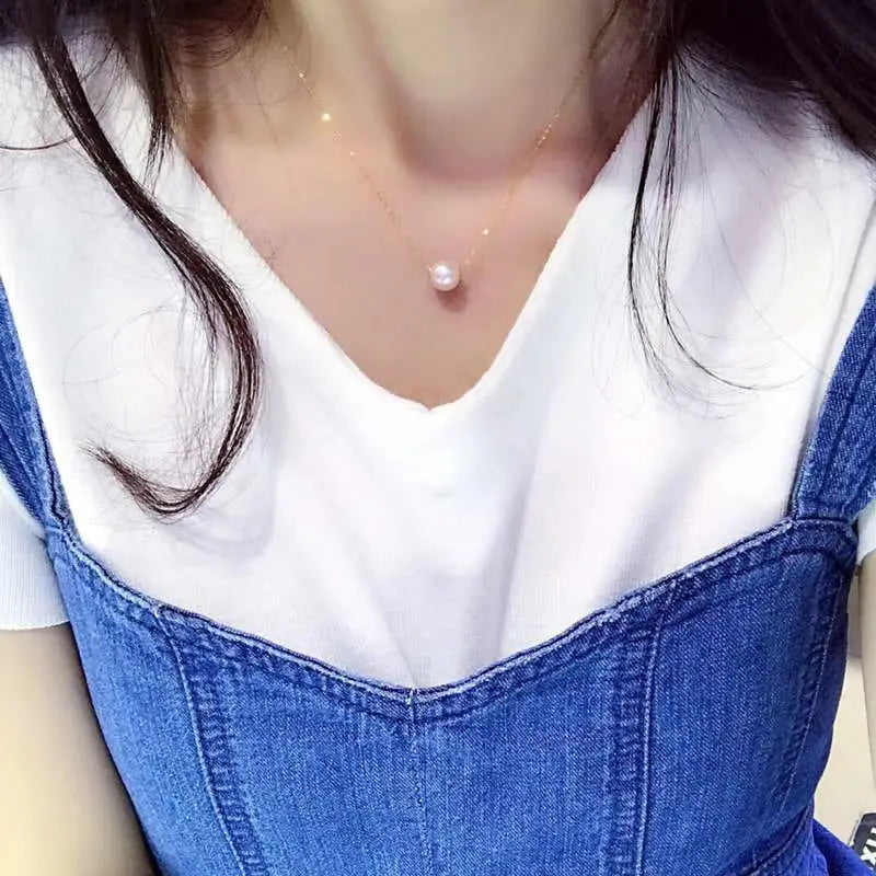 Pearl Clavicle Necklace