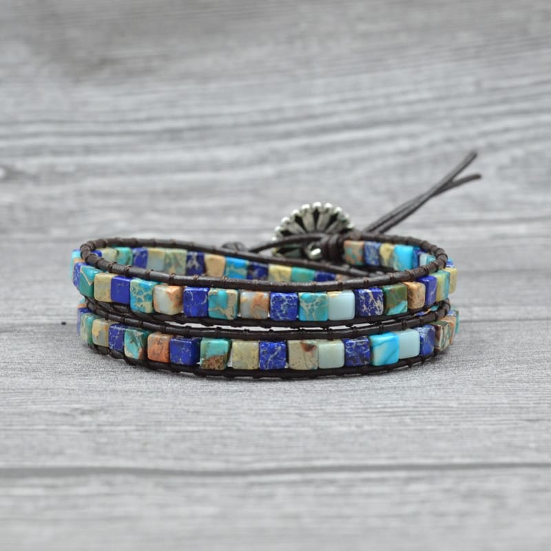 Handwoven Imperial Stone Bracelet