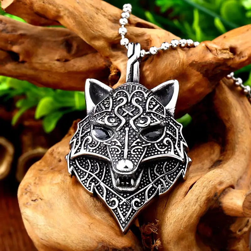 Viking Toke Wolf Pendant