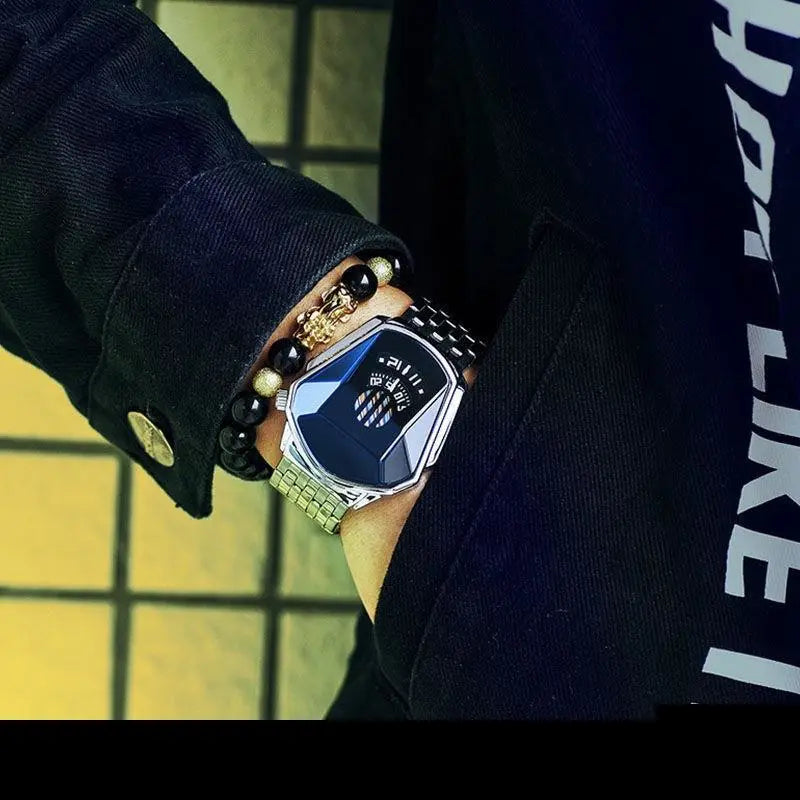 Men’s Alloy Steel Band Quartz Watch