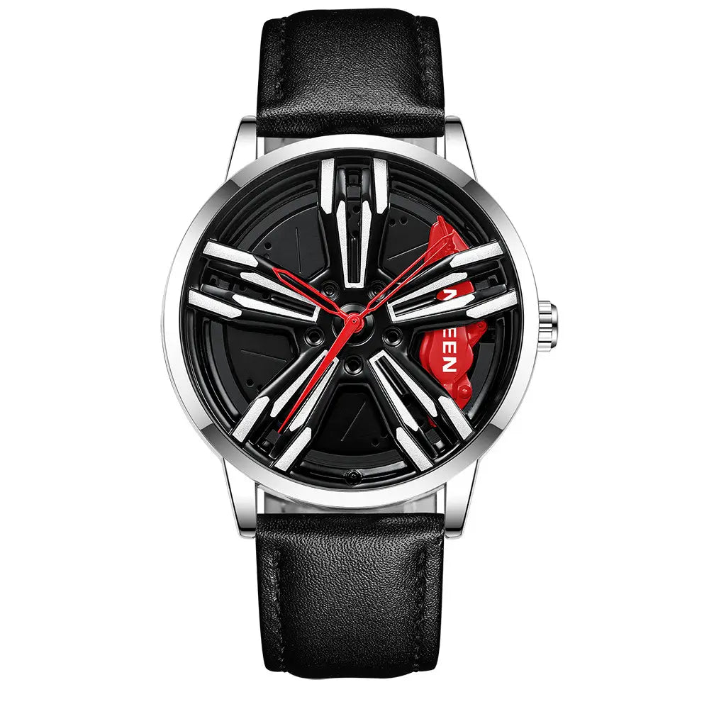 Locomotive Rotating Wheel Men’s Watch
