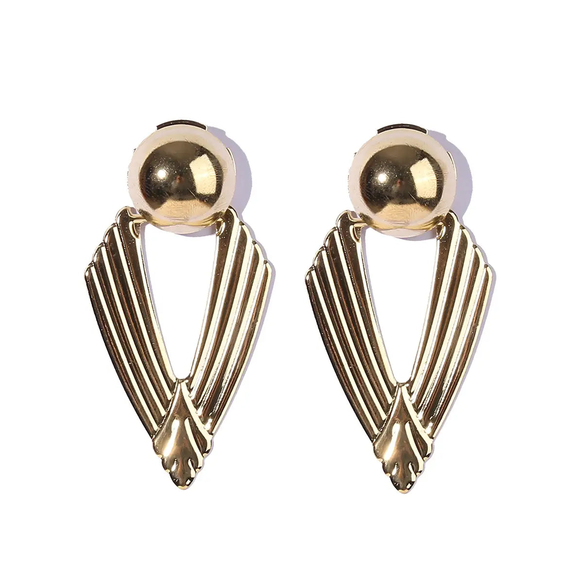 Personalized Pierced Geometric Earrings
