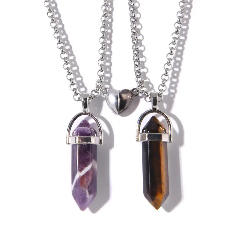 Magnetic Buckle Pendant Necklace for Women