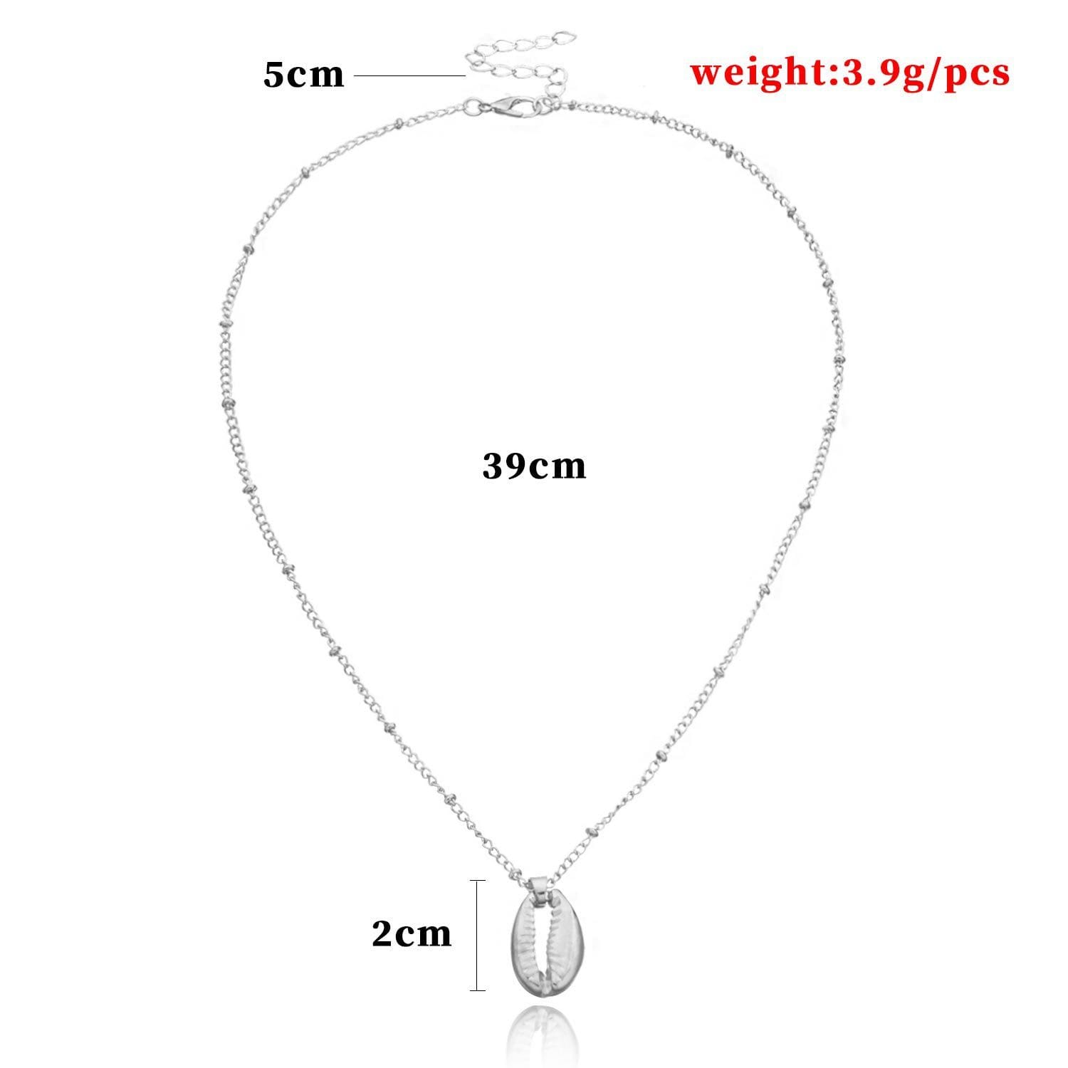 Elegant Alloy Shell Necklace
