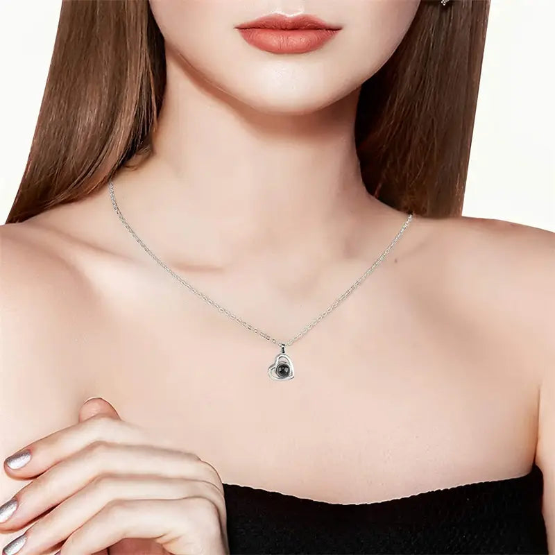 I Love You Projection Necklace