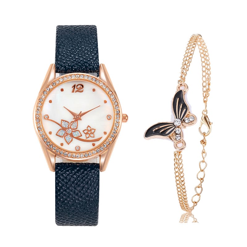 Plaid Pattern Fashion Women’s Decorative Watch