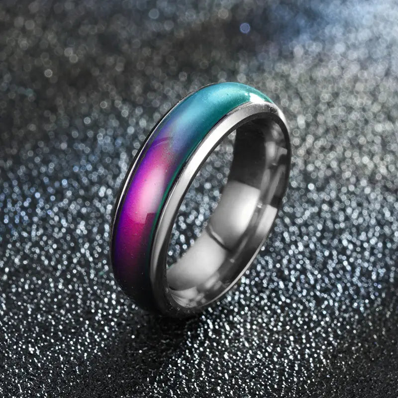 Color Changing Stainless Steel Mood Rings