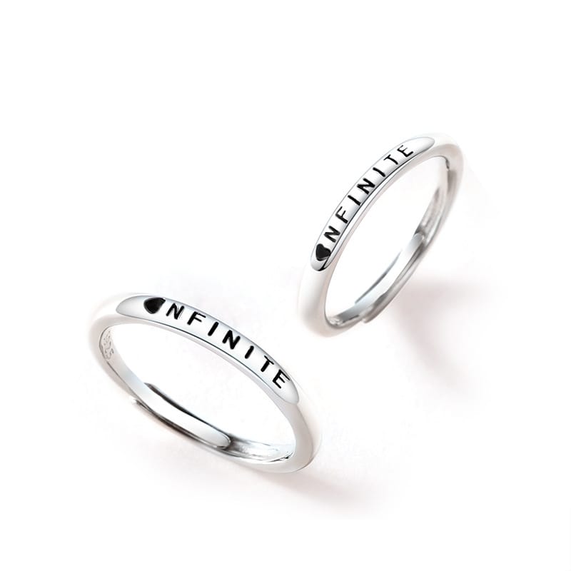 English Alphabet Circle Ring