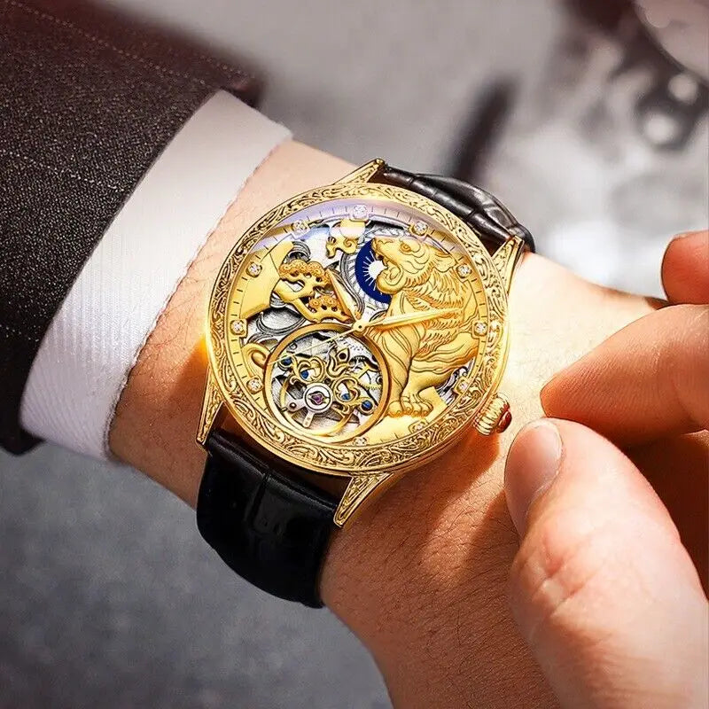 Fully Automatic Stereo Relief Mechanical Watch