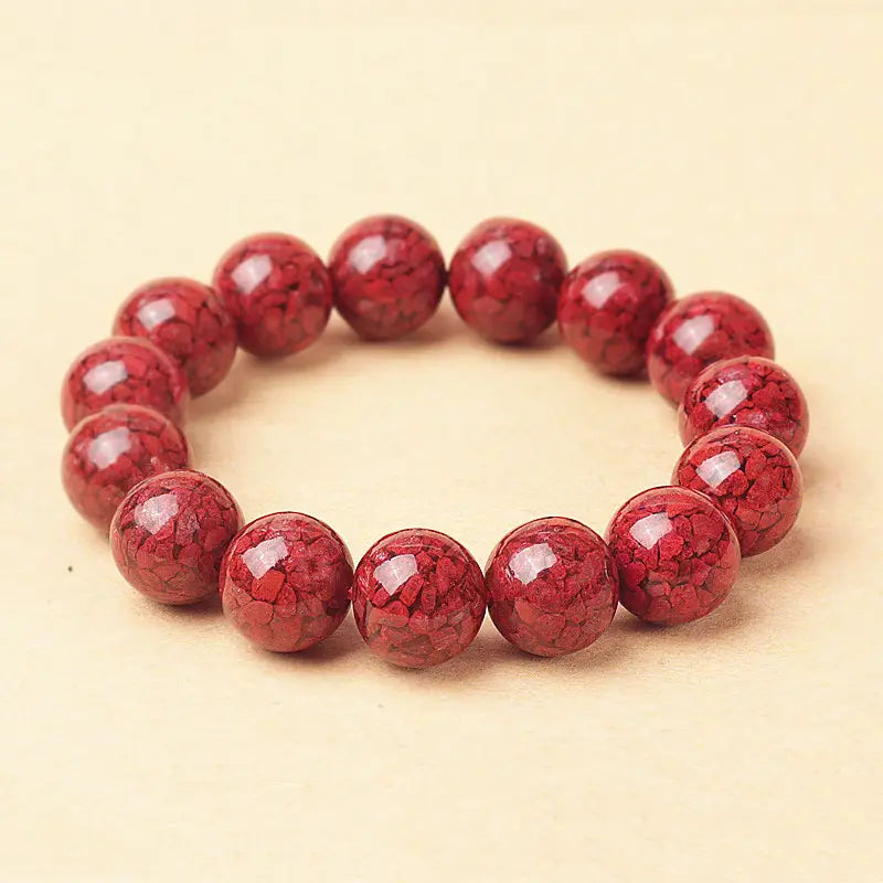 Geometric Purple Gold Sand Bracelet