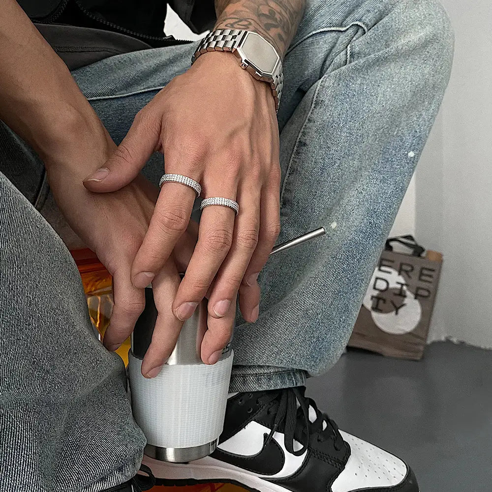 Men’s Cuban Diamond Ring
