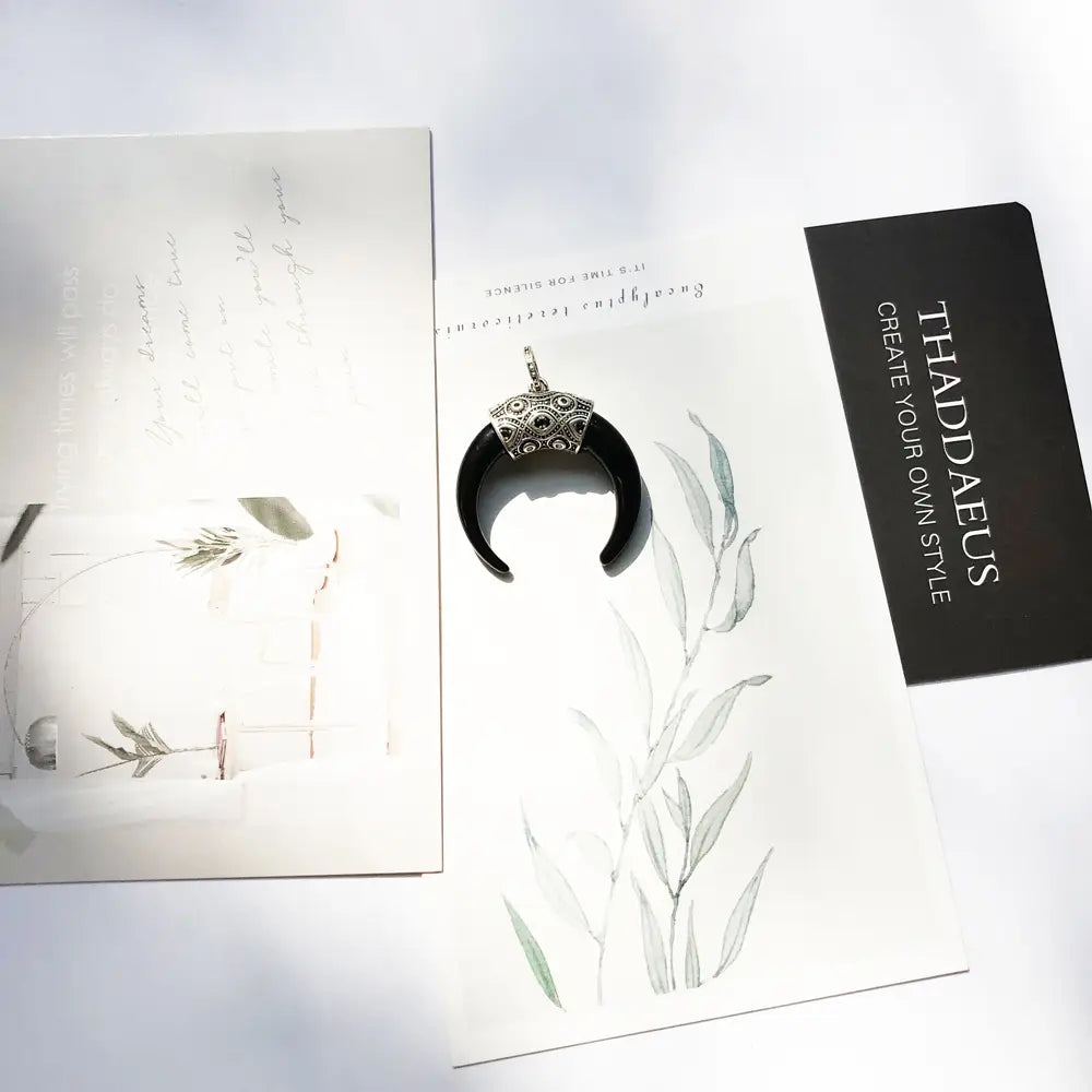 Sterling Silver Nature-inspired Pendant Necklace