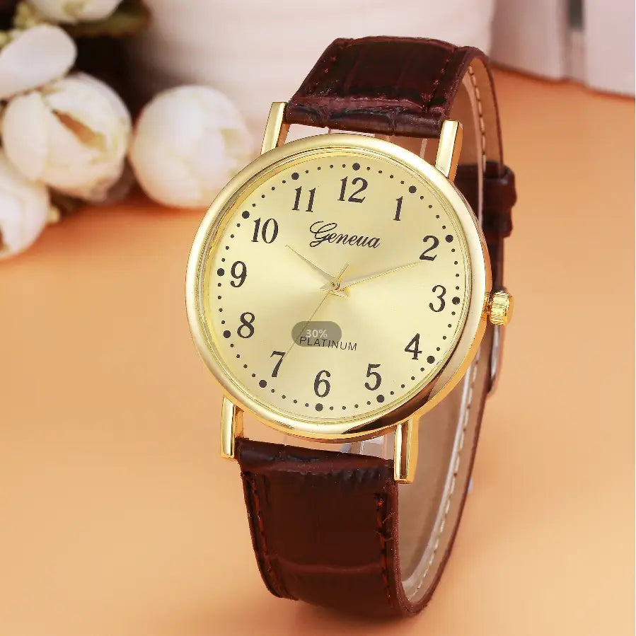 Fashion Men’s Belt Quartz Watch