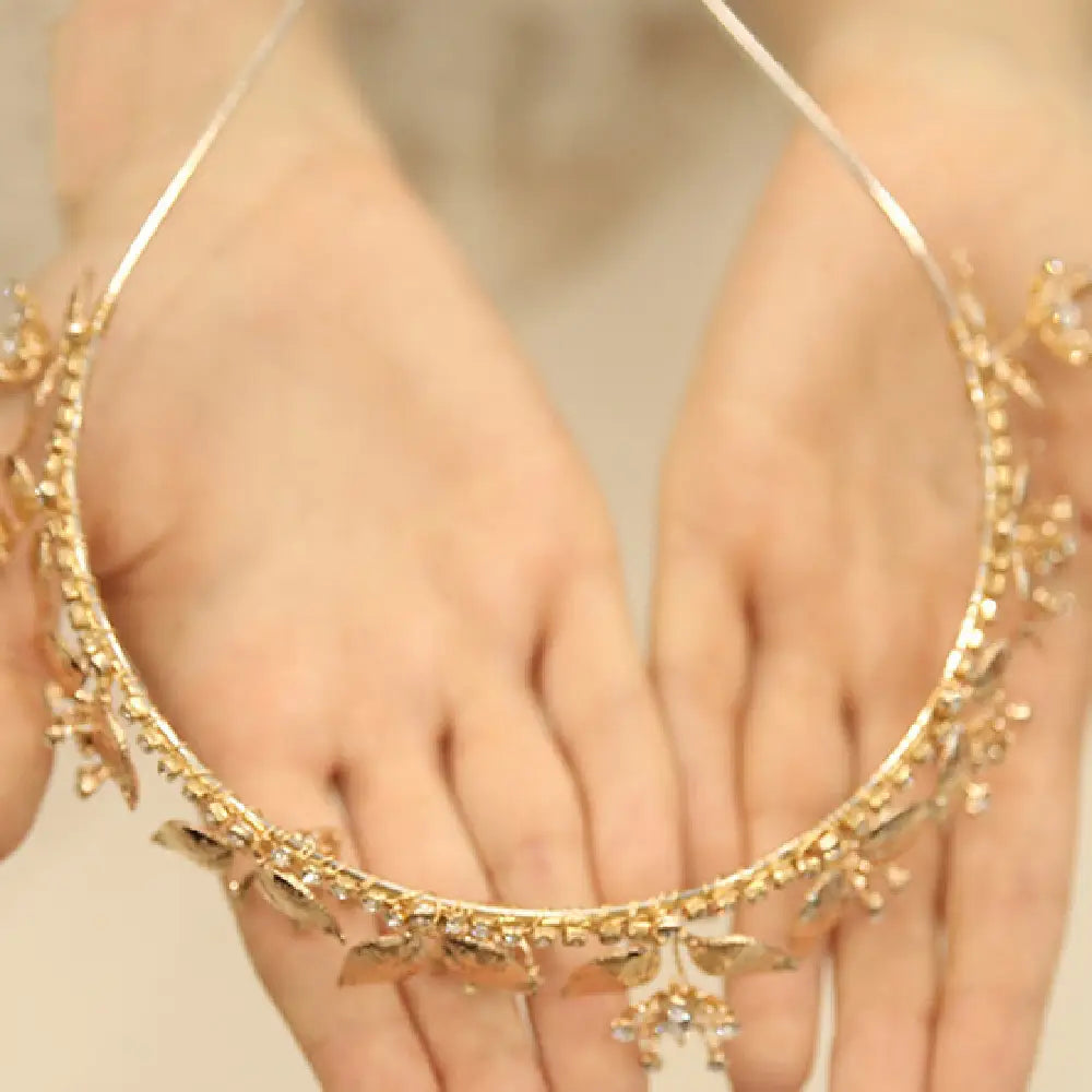 Delicate Floral Bridal Tiara