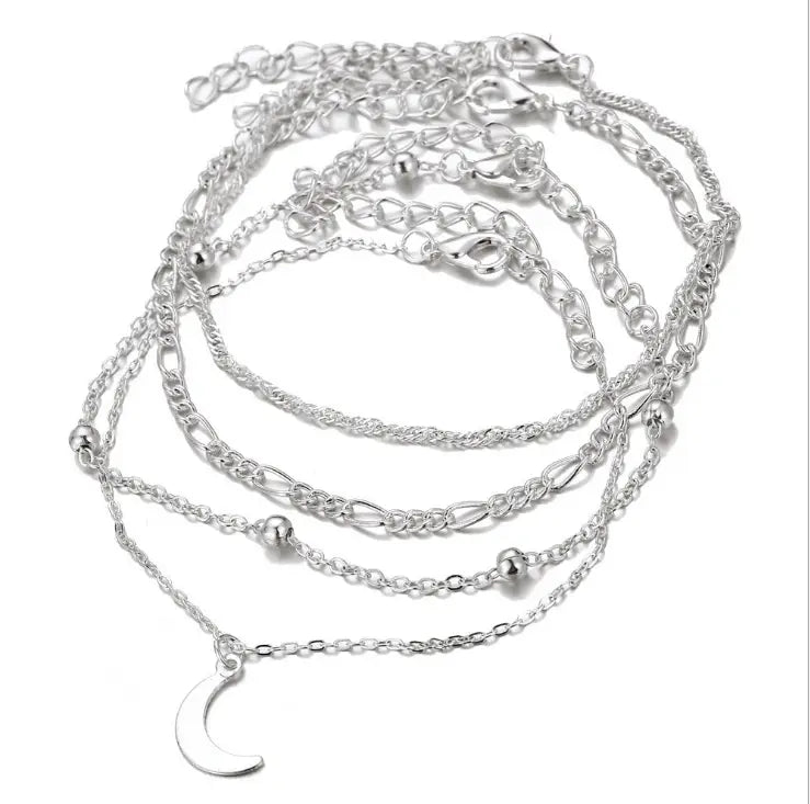 Moon Shaped Anklets