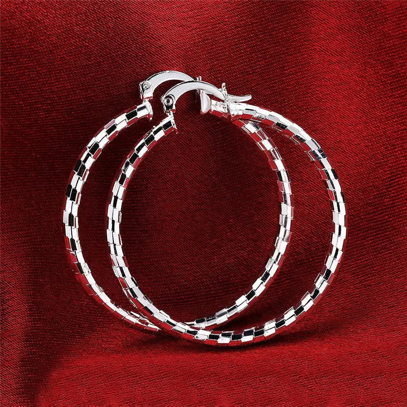 Star Style Circle Earrings