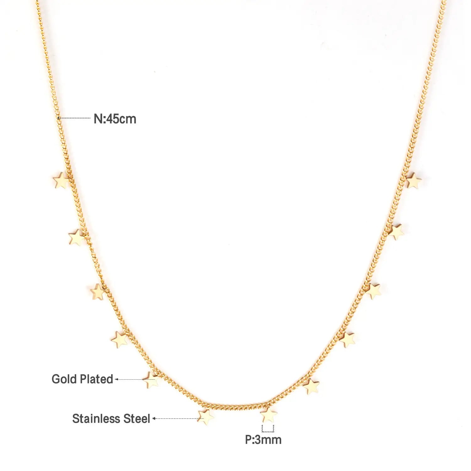 Side By Side Flower Pendant Necklace