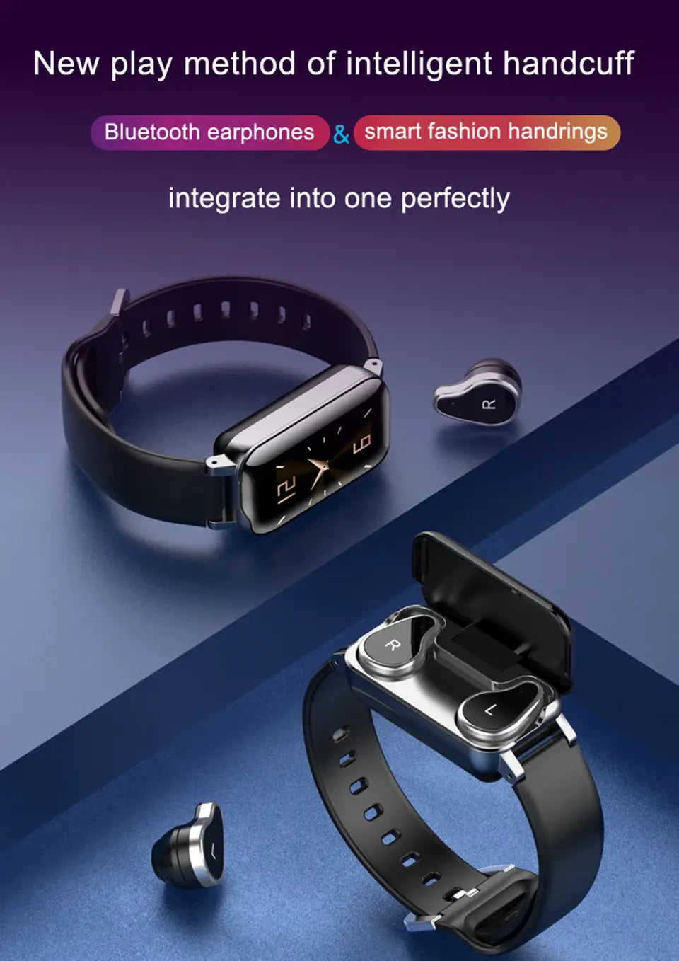 Binaural Wireless Bluetooth Headset