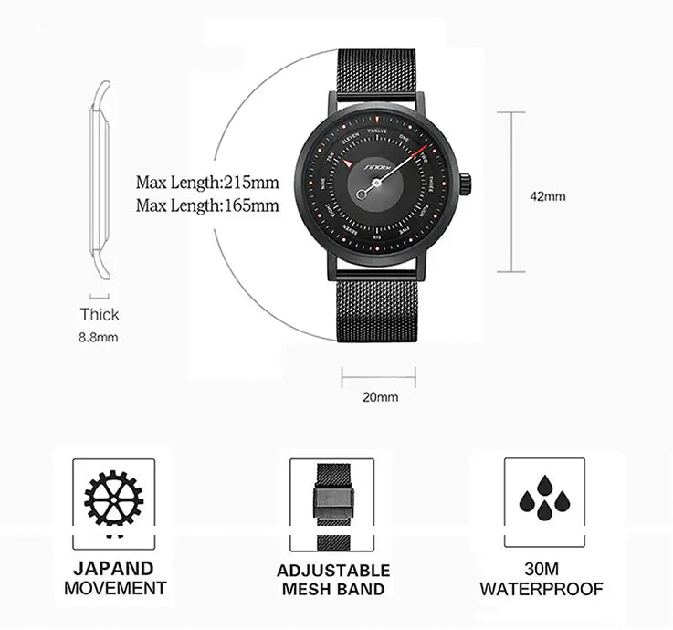 Creative Quartz Watch for Students