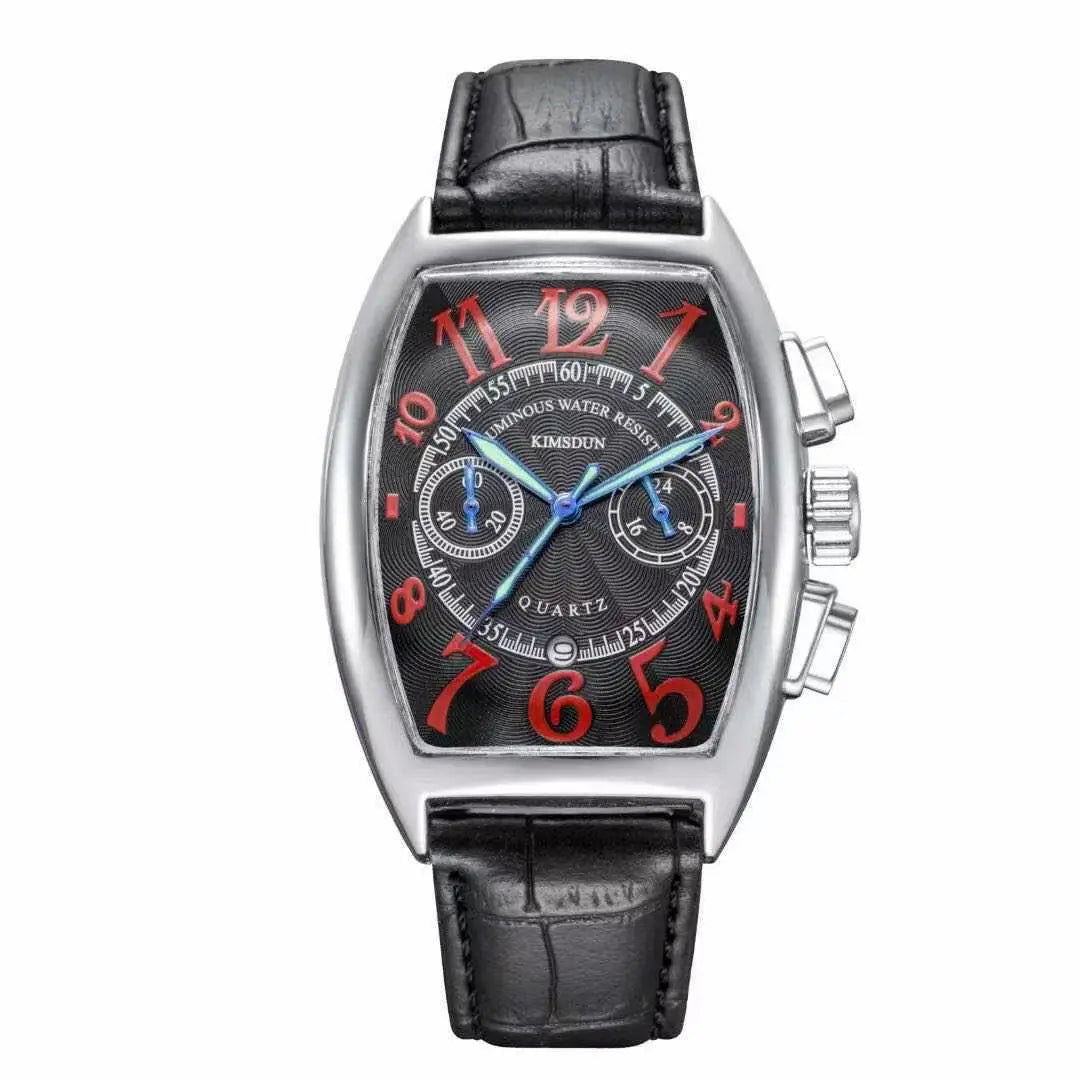 Fashion Casual Barrel-shaped Quartz Watch