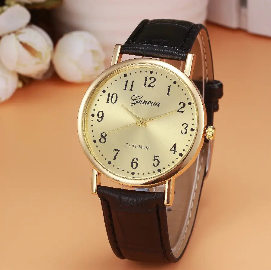 Fashion Men’s Belt Quartz Watch