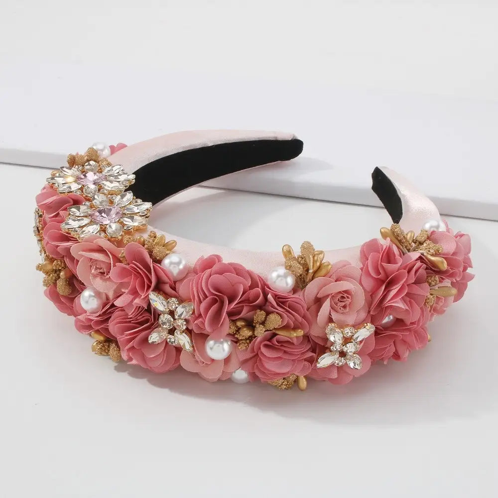 Imitation Pearl Wide Edge Headband