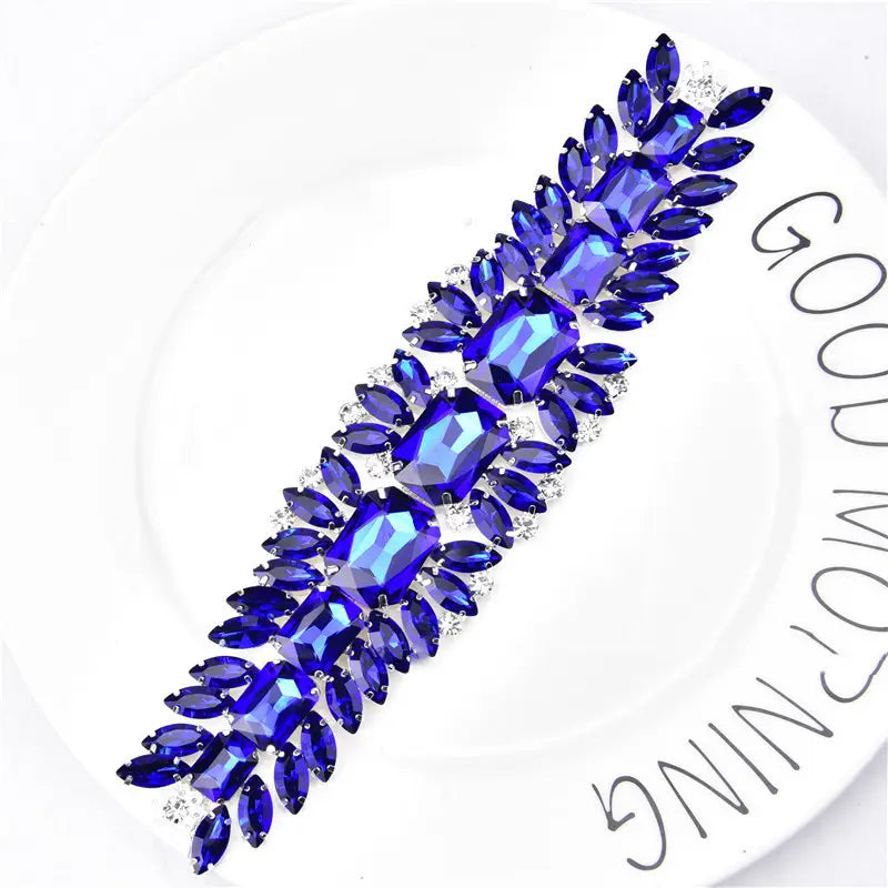 Explosive Welding Rhinestone Belt Accessories