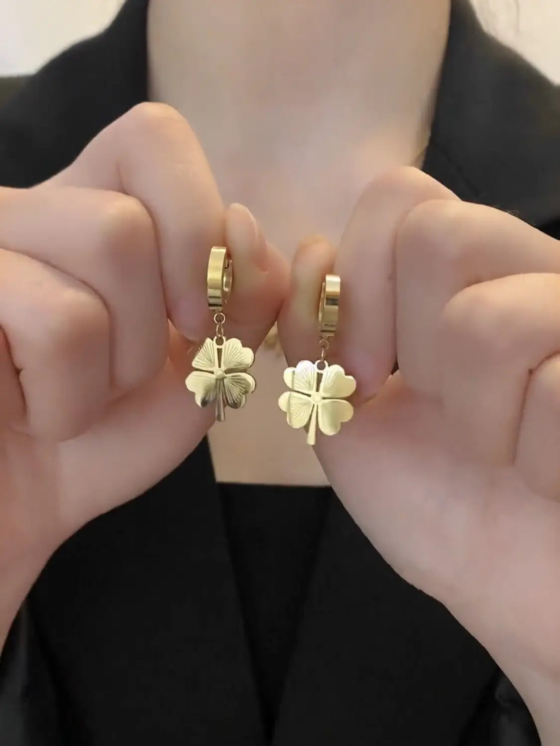 Diamond Love Clover Necklace