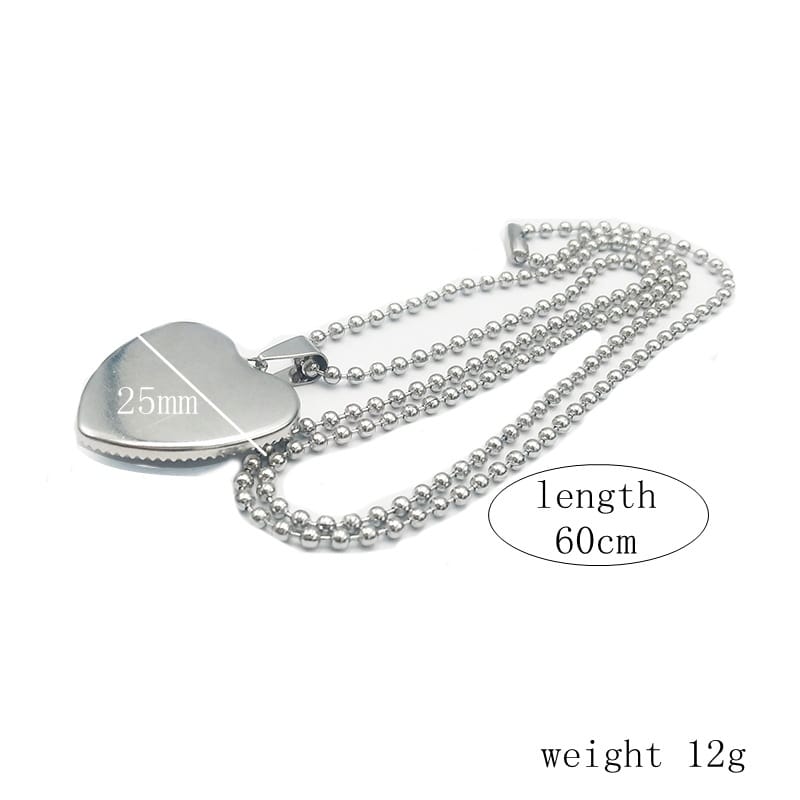 Love Pendant Gift Gem Sweater Chain Necklace