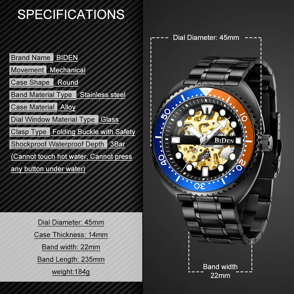 Fashion Automatic Mechanical Men’s Watch