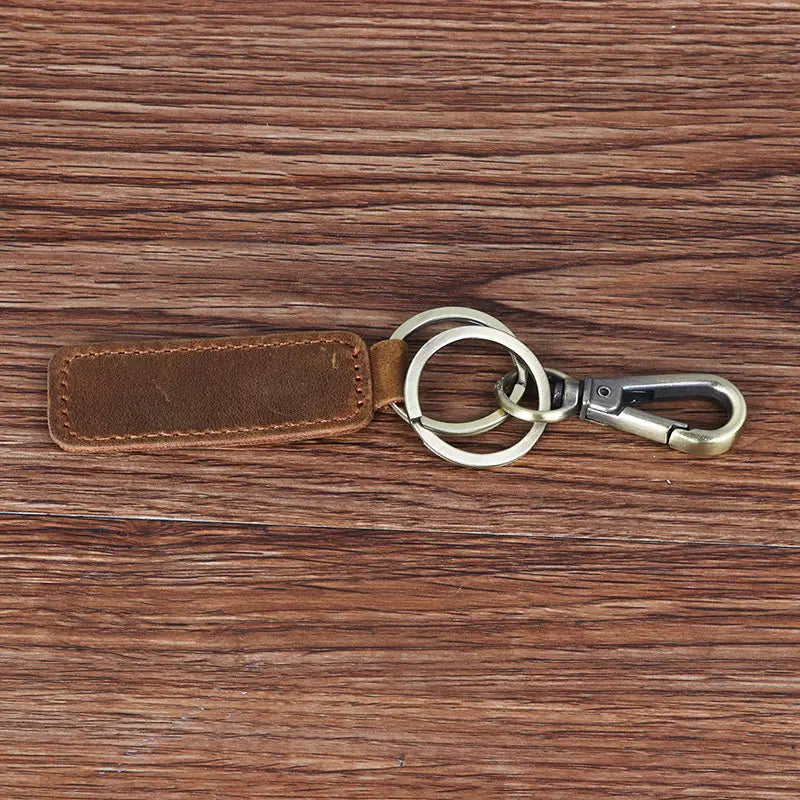 Cow Leather Key Chain with Creativity