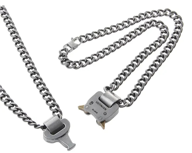 Metallic Cuban Necklace